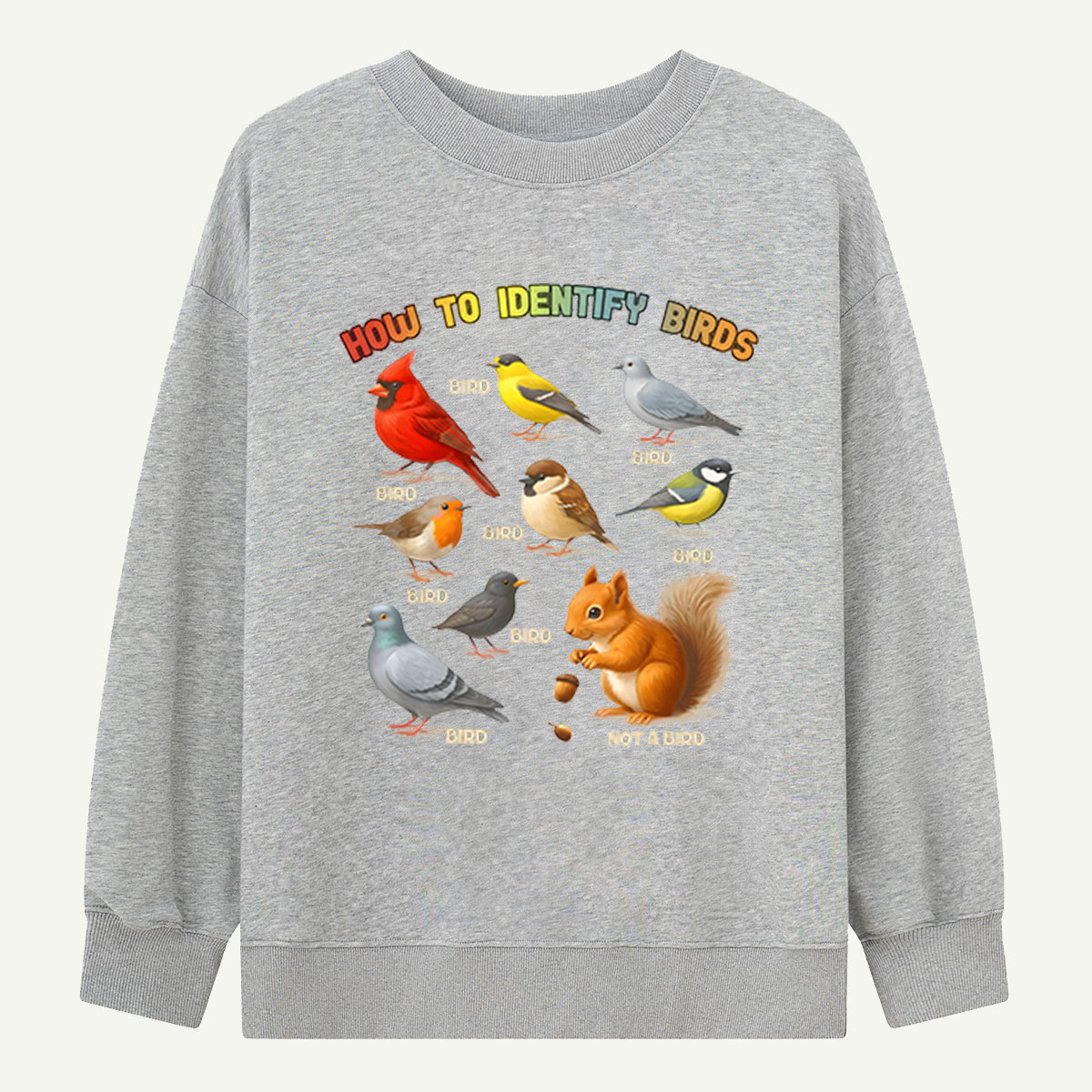 How to Identify Birds Sweatshirts