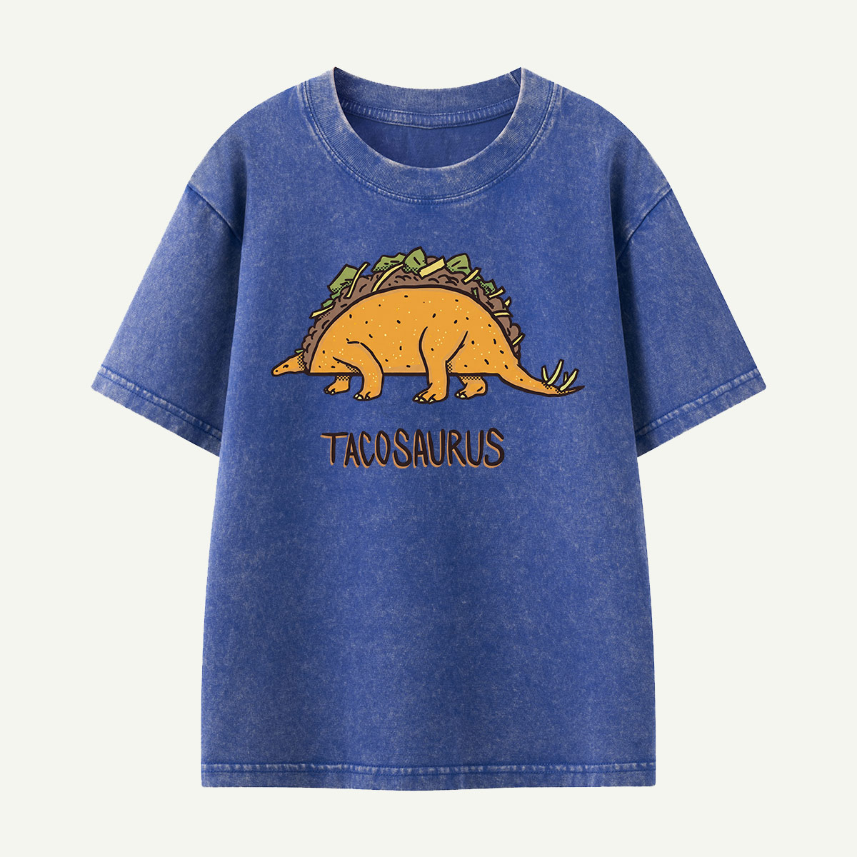 Tacosaurus Dino Taco Kids Washed T-Shirt