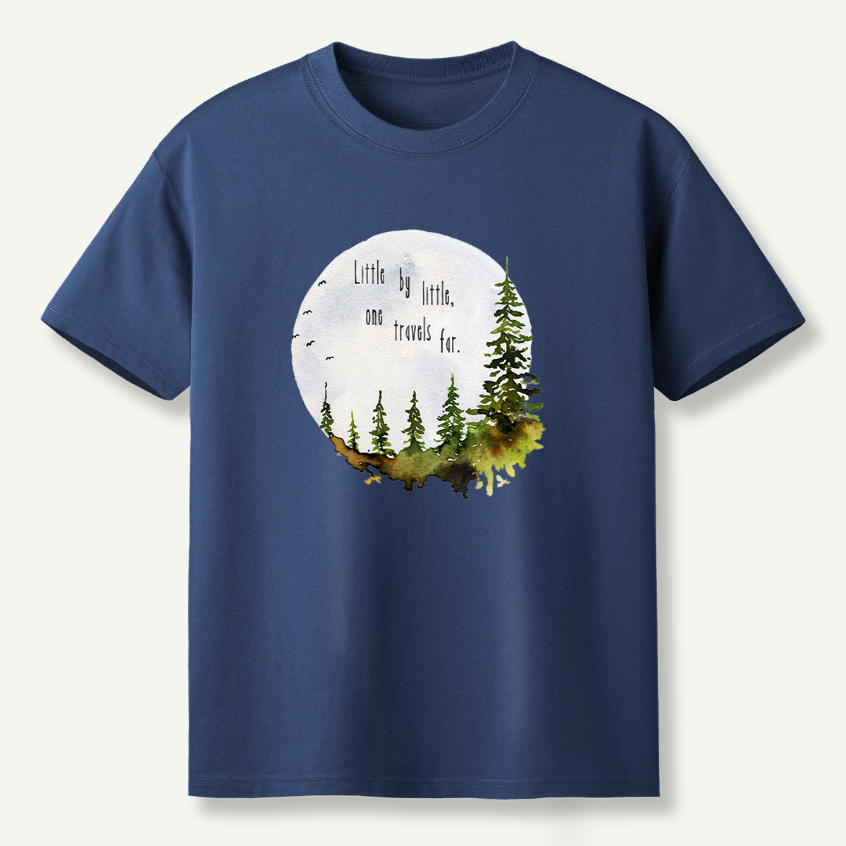 Life Is Better In The Woods Forest Circle T-Shirt