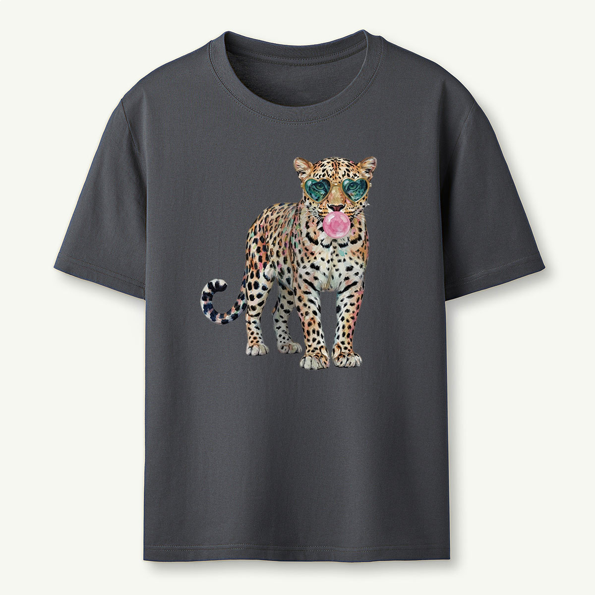 Leopard Bubblegum Sunglasses T‑Shirt