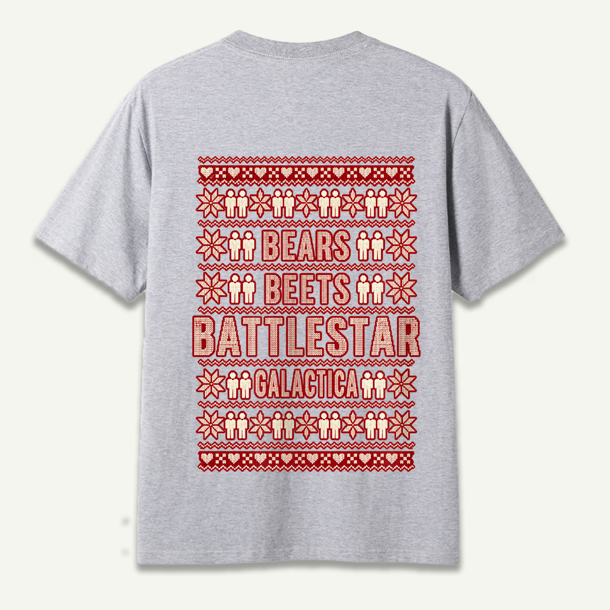 Bears Beets Battlestar Galactica Holiday Funny Graphic T-Shirt