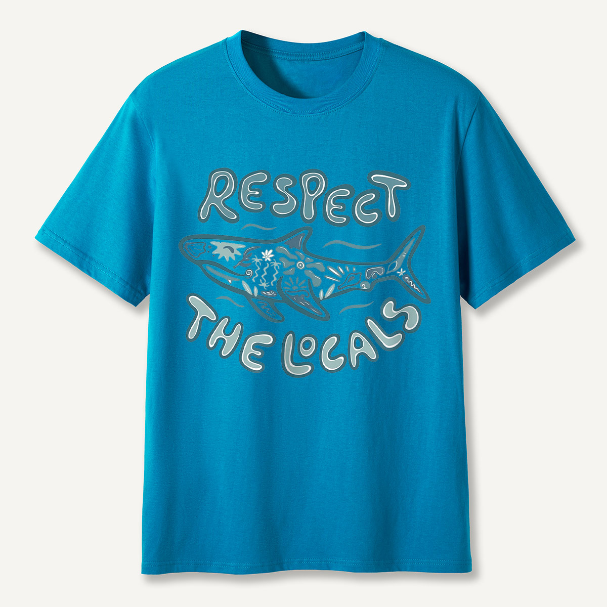 Coastal Ocean Shark Respect the Ocean Wildlife T-Shirt