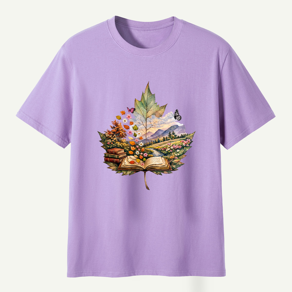 Autumn Leaf Forestscape T-Shirt