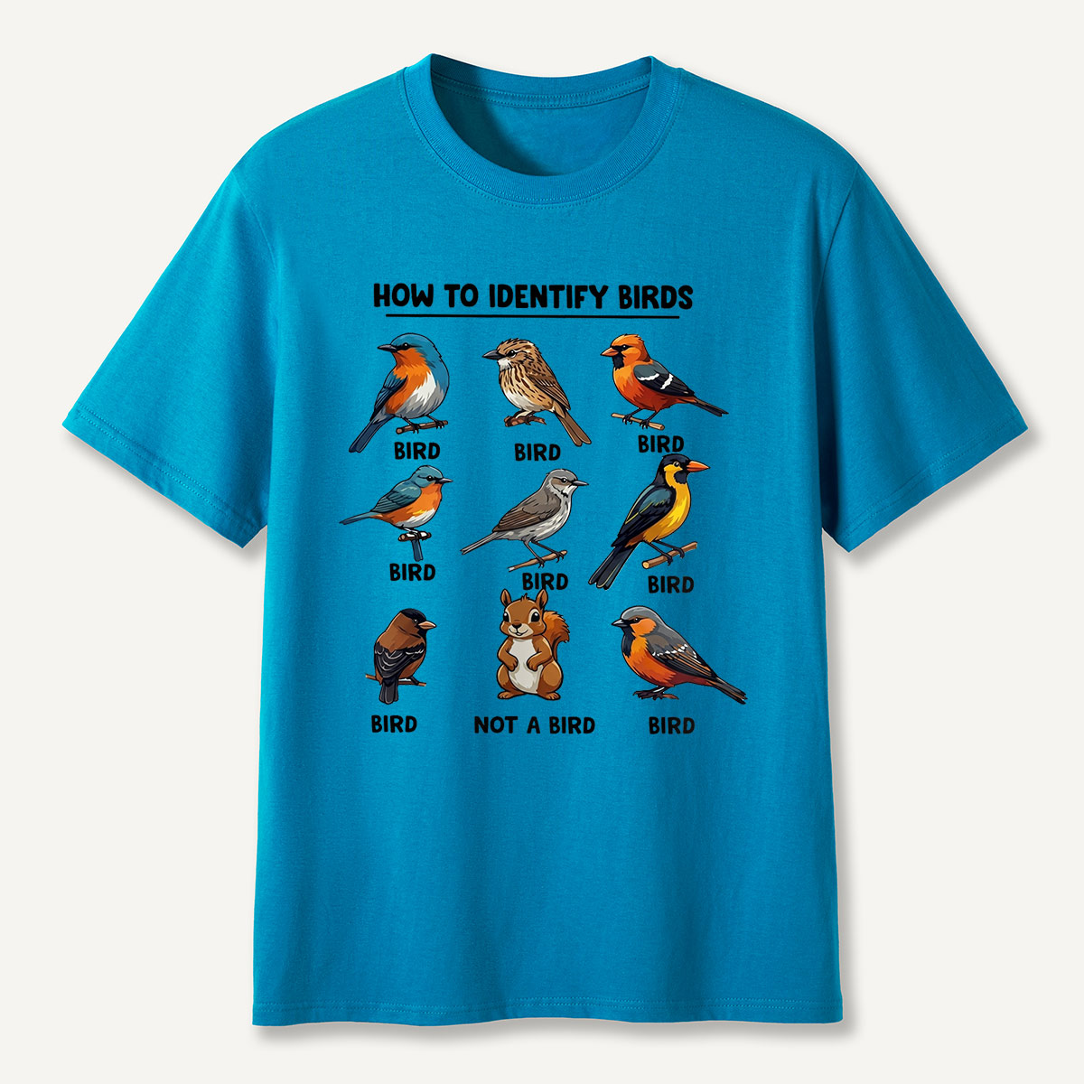 Funny Bird How to Identify Birds T-Shirt
