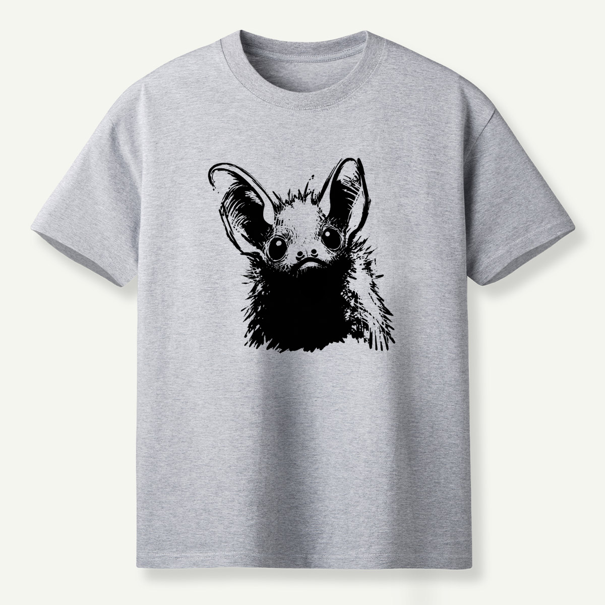 Big Eared Bat Cute Portrait T-Shirt