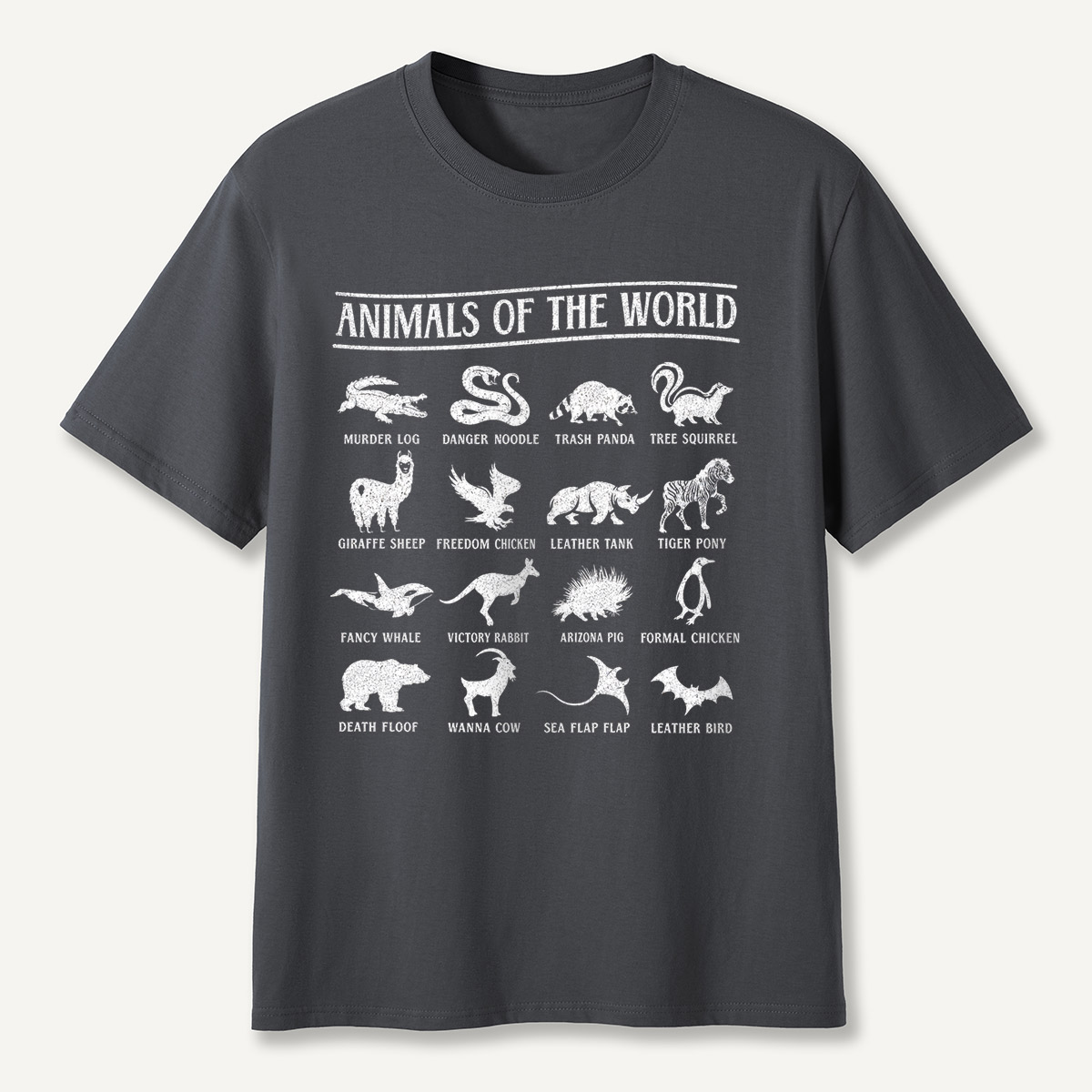 Animals of the World Funny Names T-Shirt