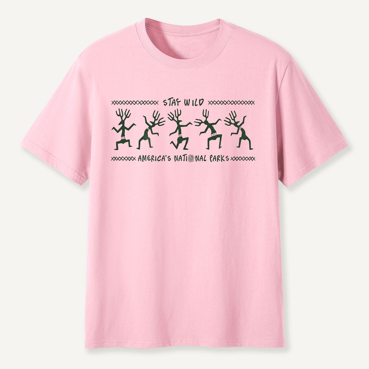 Stay Wild Petroglyph Dancers National Parks T-Shirt