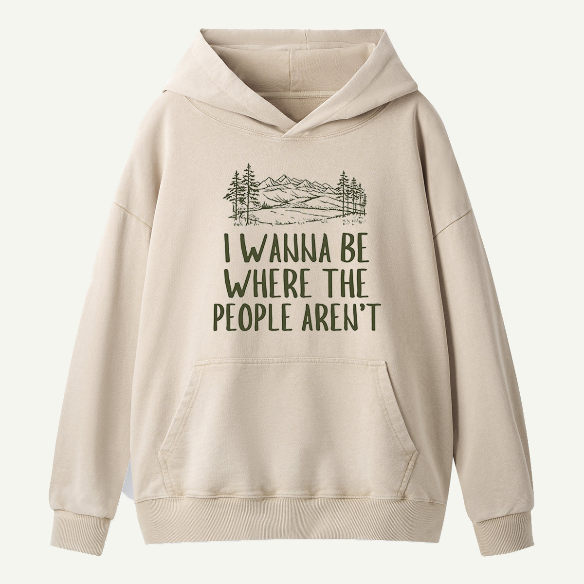 I Wanna Be Where The People Arent Washed Hoodie