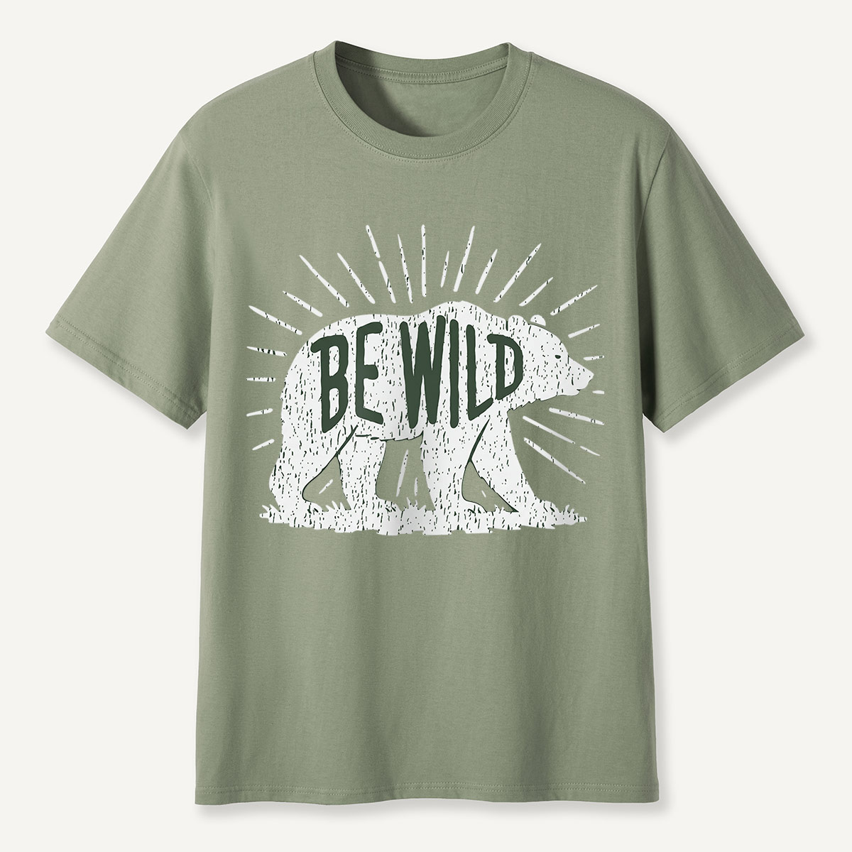 Be Wild Bear Sunburst T-Shirt