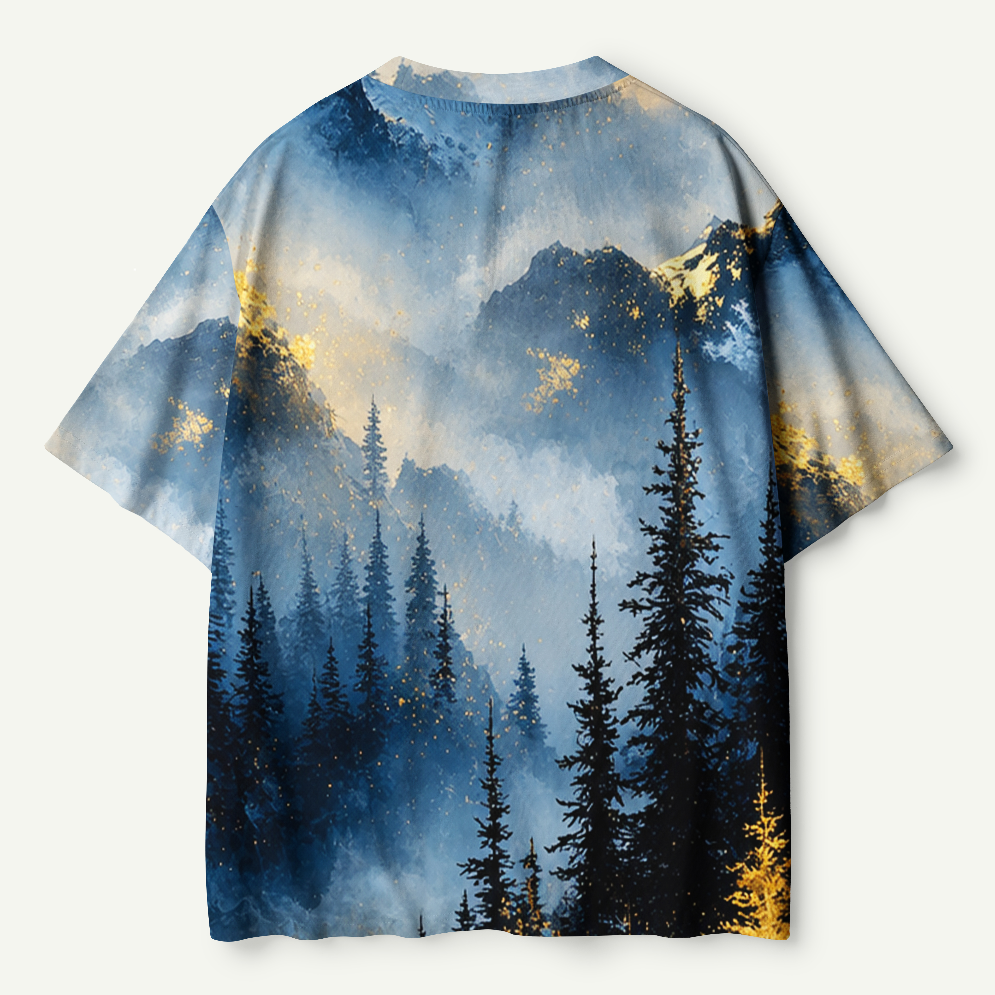 Moonlit Mountain Lake Wilderness Premium Pure Cotton Tee