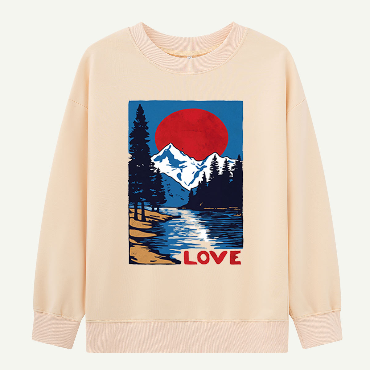 Mountain Lake Love Sweatshirts