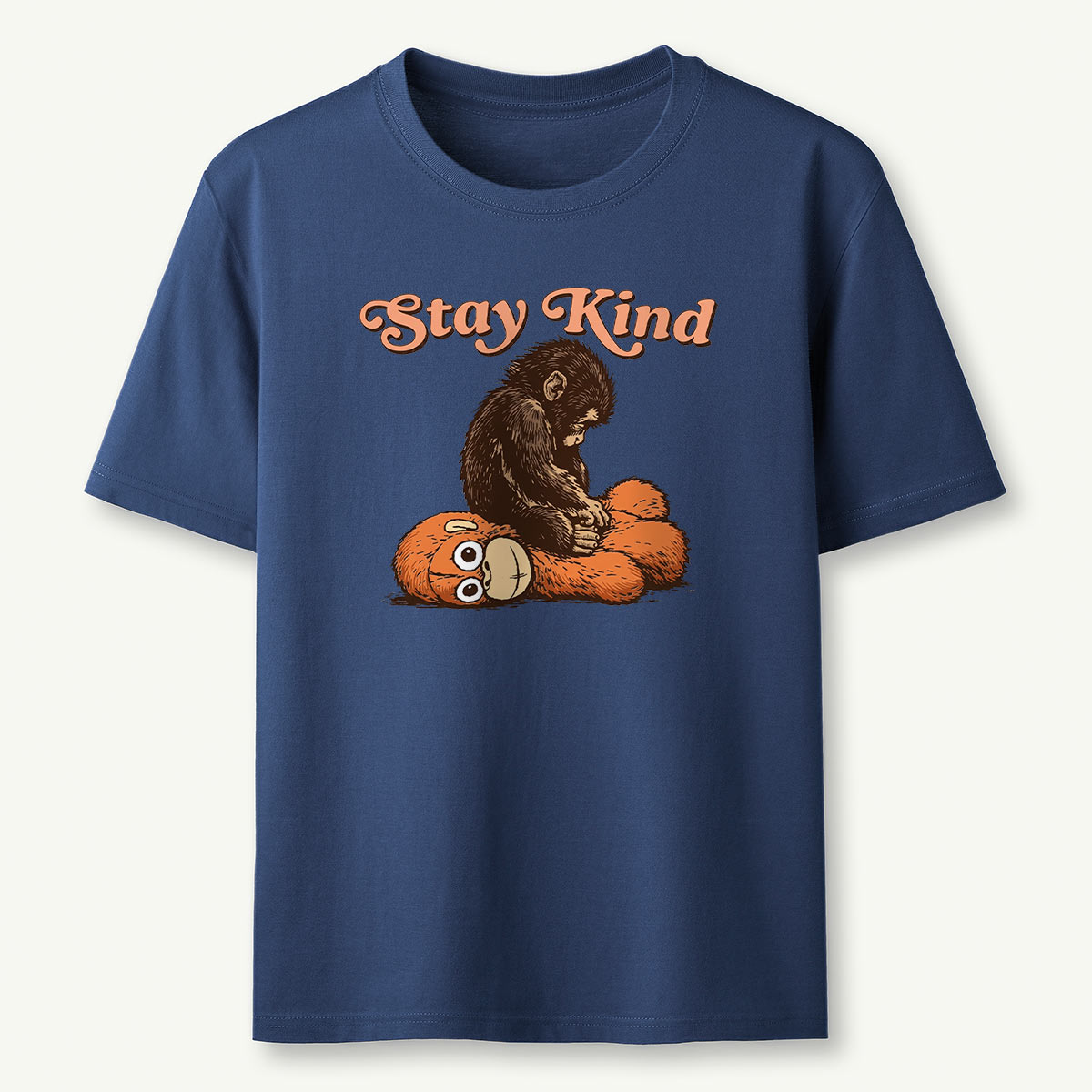 Punch Monkey Stay Kind Save Punch T-Shirt