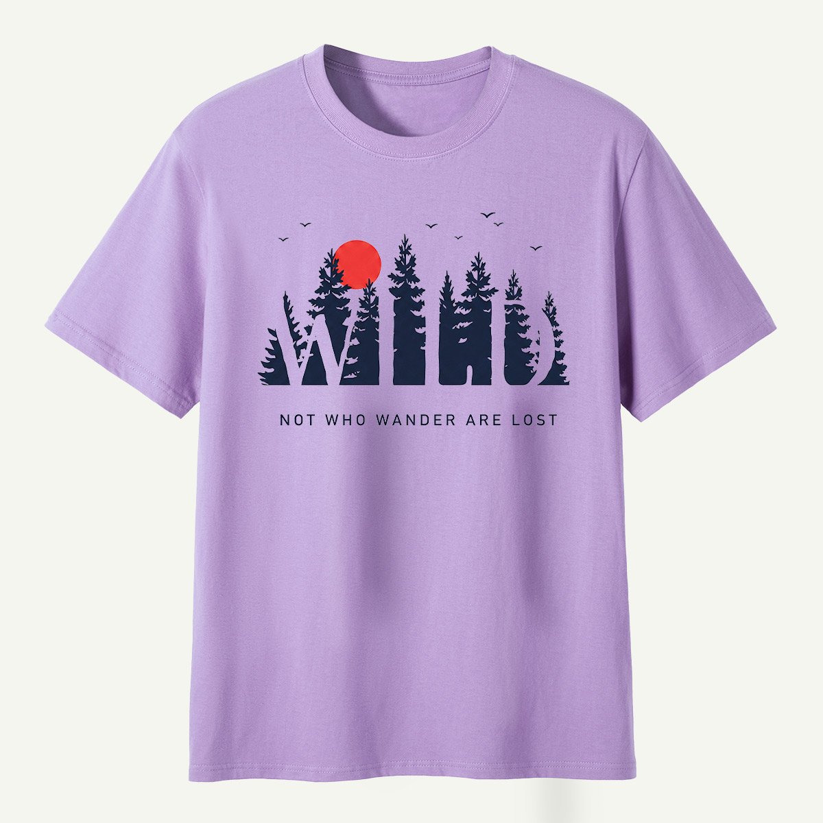 Get Your Nature Ass Lost Pine Forest Sunset T-Shirt