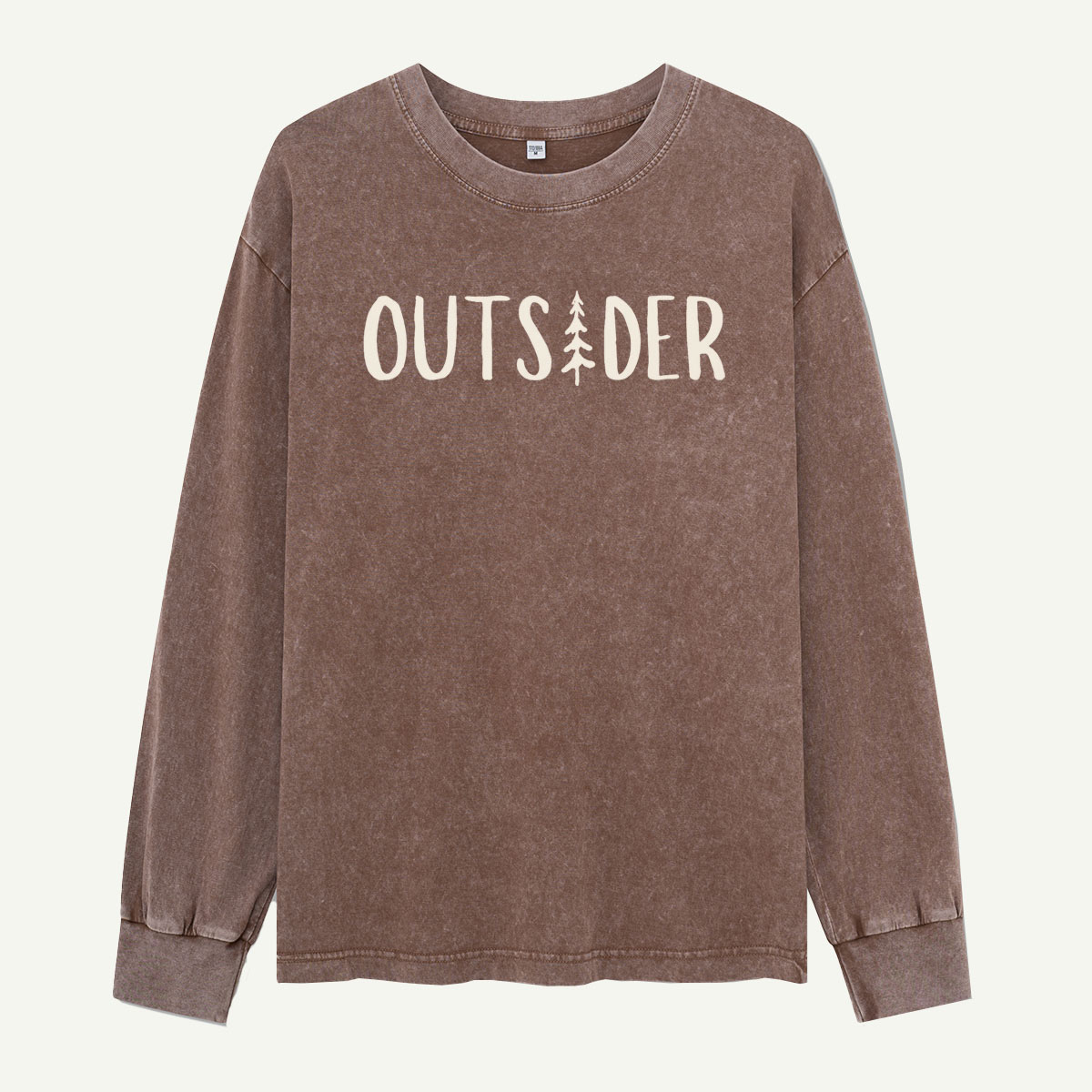 Born to Be an Outsider Washed Long Sleeves