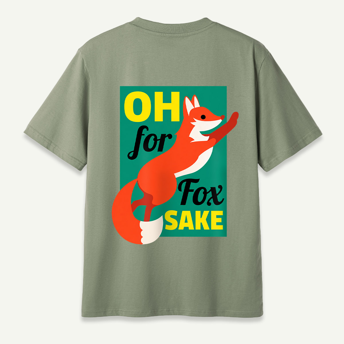 Oh For Fox Sake Retro Fox Quote T-Shirt