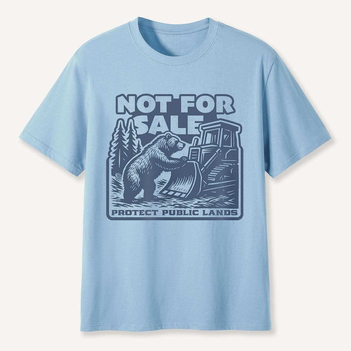 Not for Sale Protect Public Lands Bear Protest T-Shirt