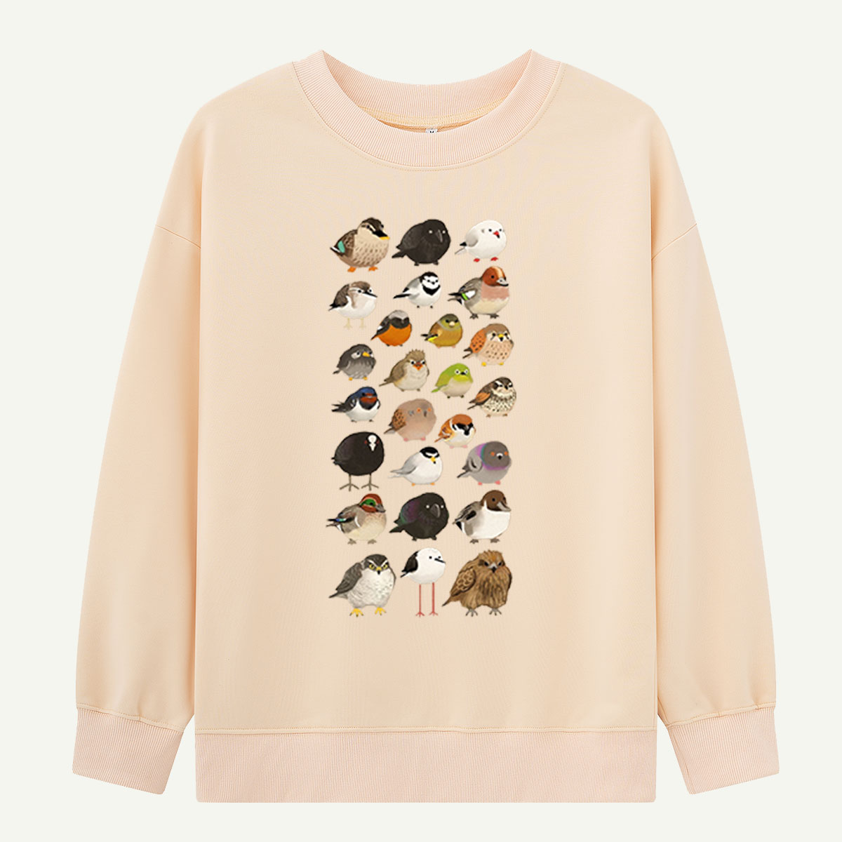 Bird Species Illustration Sweatshirts