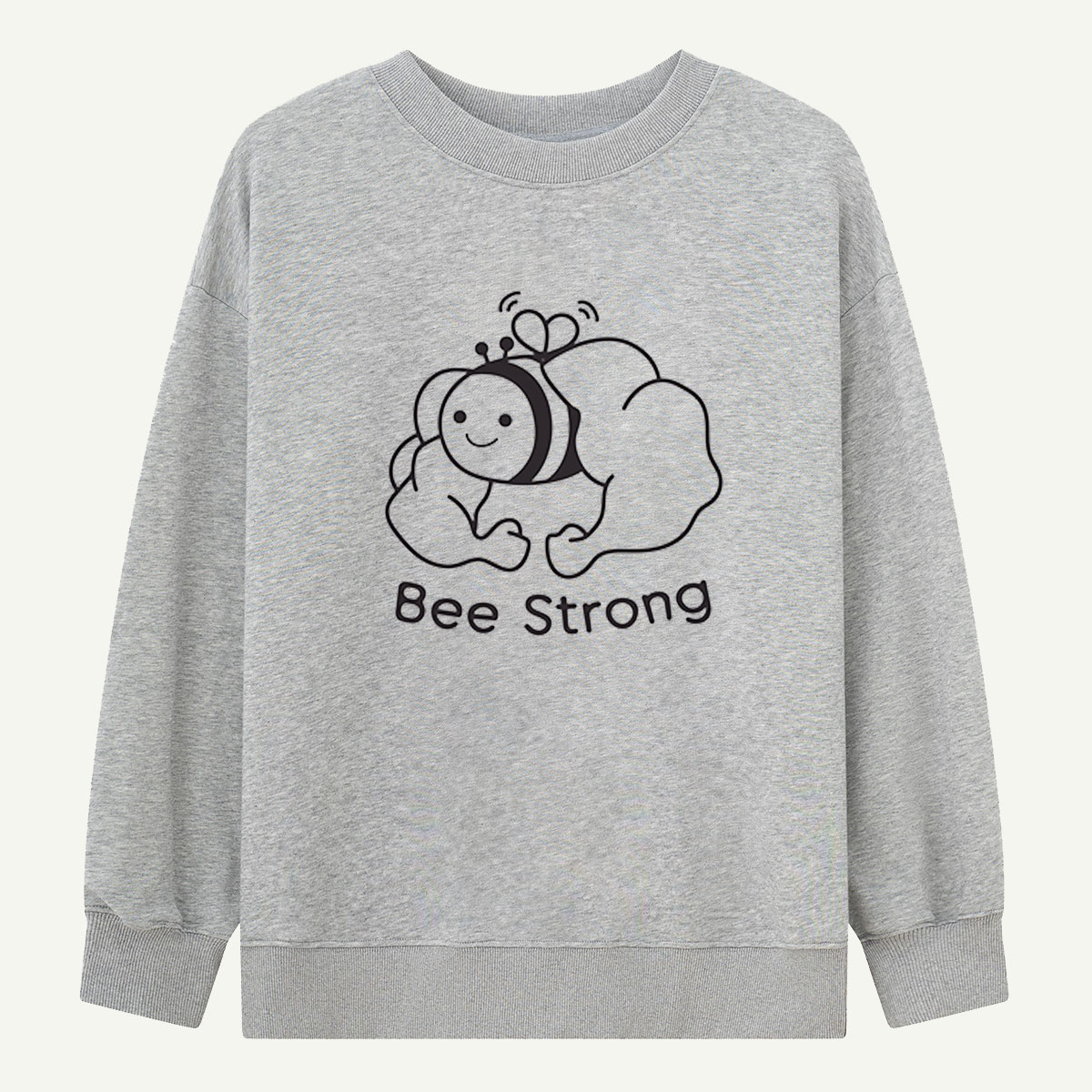 Bee Strong Flexing Bee Sweatshirts