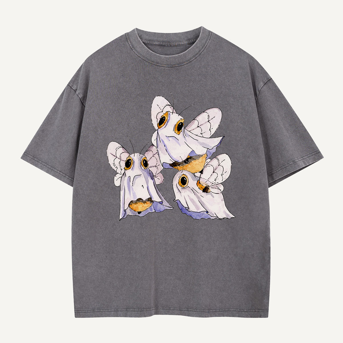 Moths Under the Sheets Washed T-Shirt
