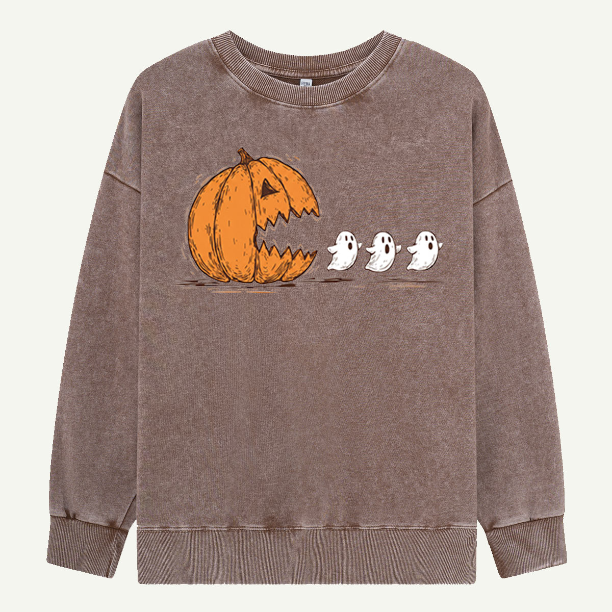 Pumpkin Chomps Ghosts Washed Sweatshirts