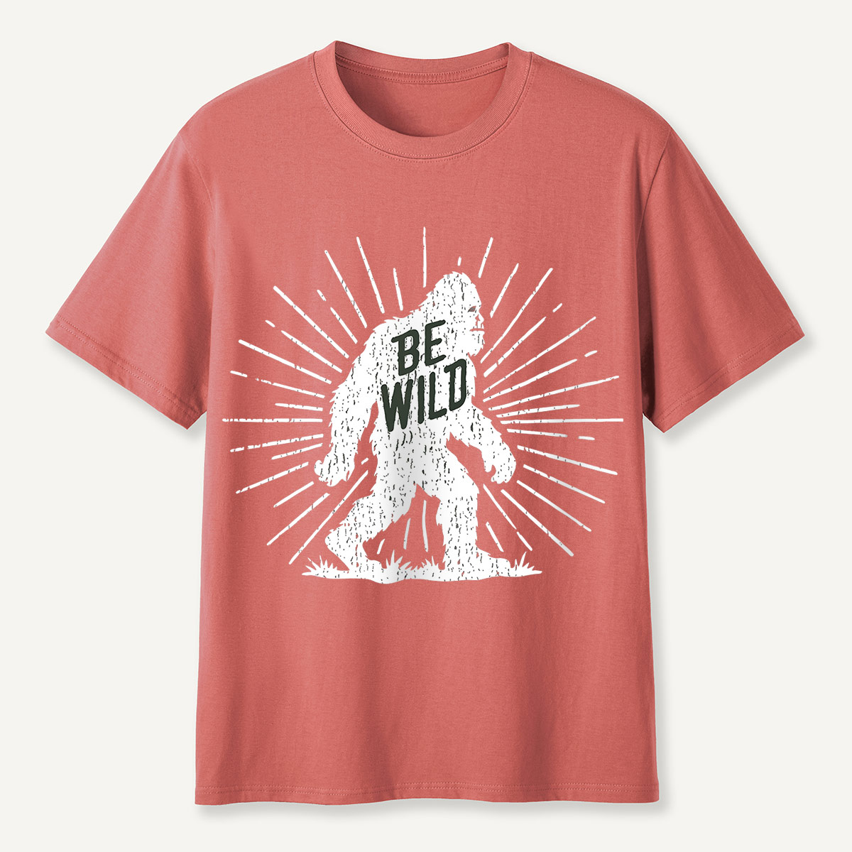 Be Wild Bigfoot Silhouette T-Shirt
