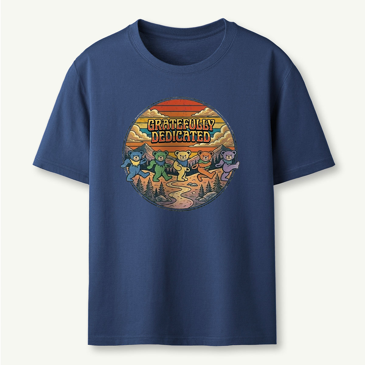Retro Gratefully Deadicated Dancing Bears T-Shirt