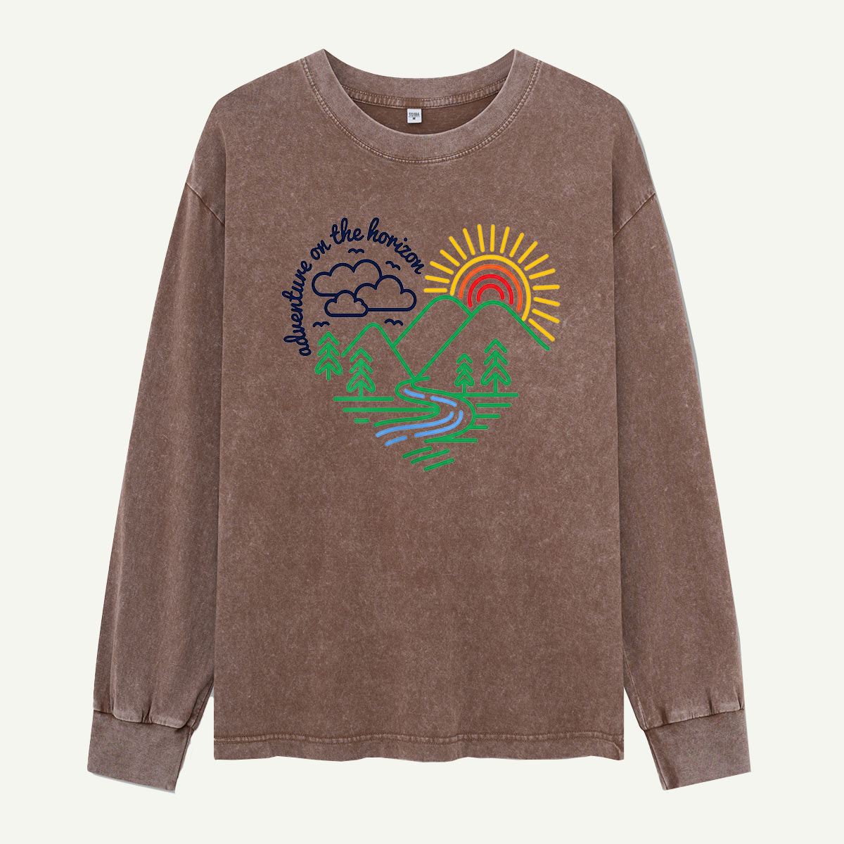 Adventure on the Horizon Washed Long Sleeves