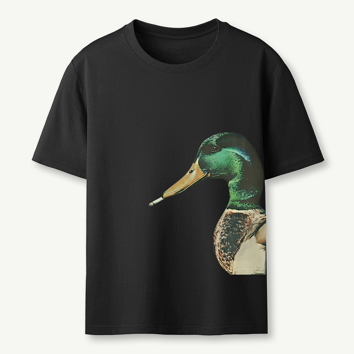 Retro Humor Funny Duck T‑Shirt