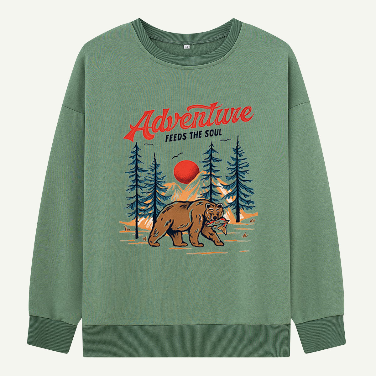 Adventure Feeds the Soul Bear Forest Sweatshirts