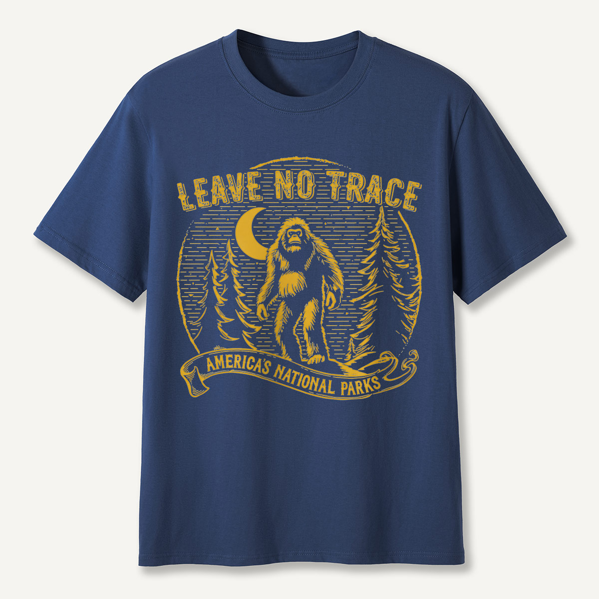 Denali National Park Bear Alaska Badge T-Shirt
