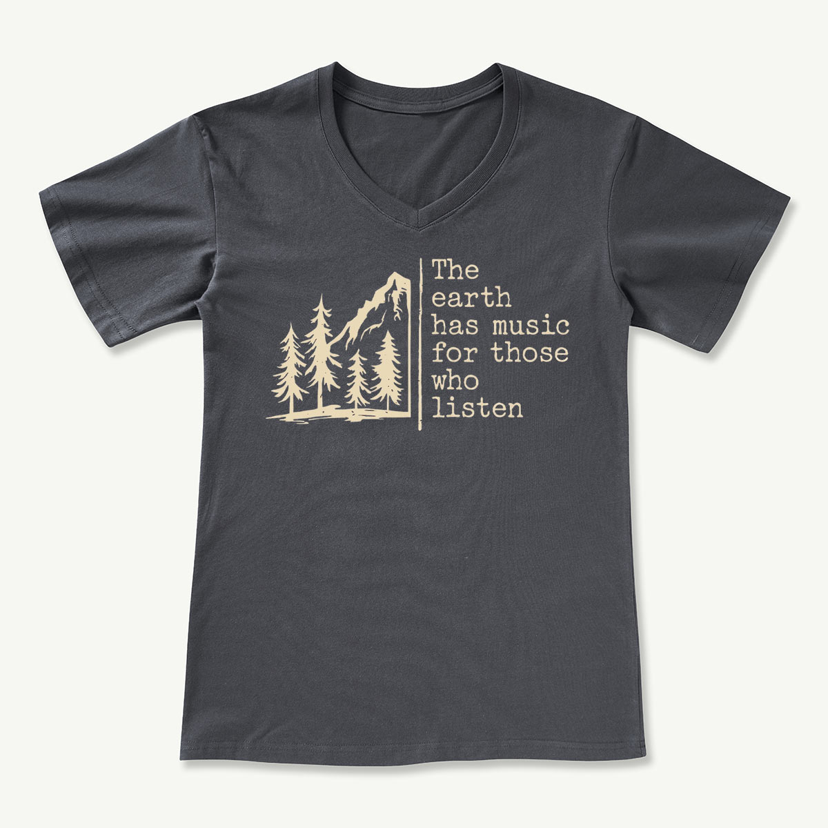 The Earth Has Music V-neck T-Shirt