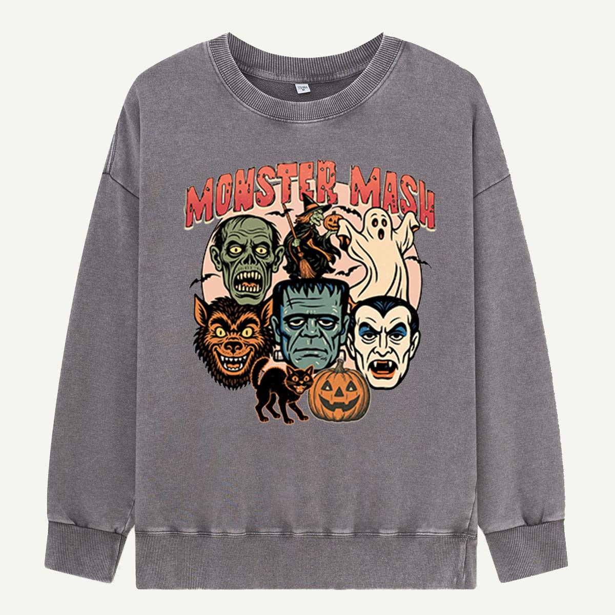 Monster Mask Classic Creatures Washed Sweatshirts
