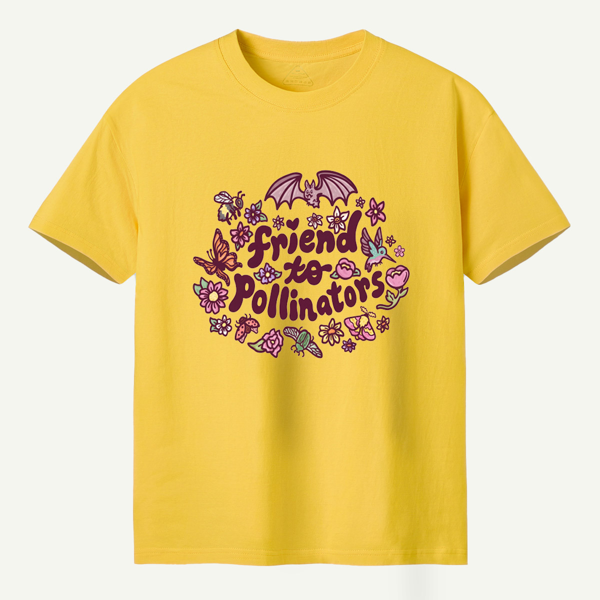 Friend To Pollinators Garden Wildlife Circle T-Shirt