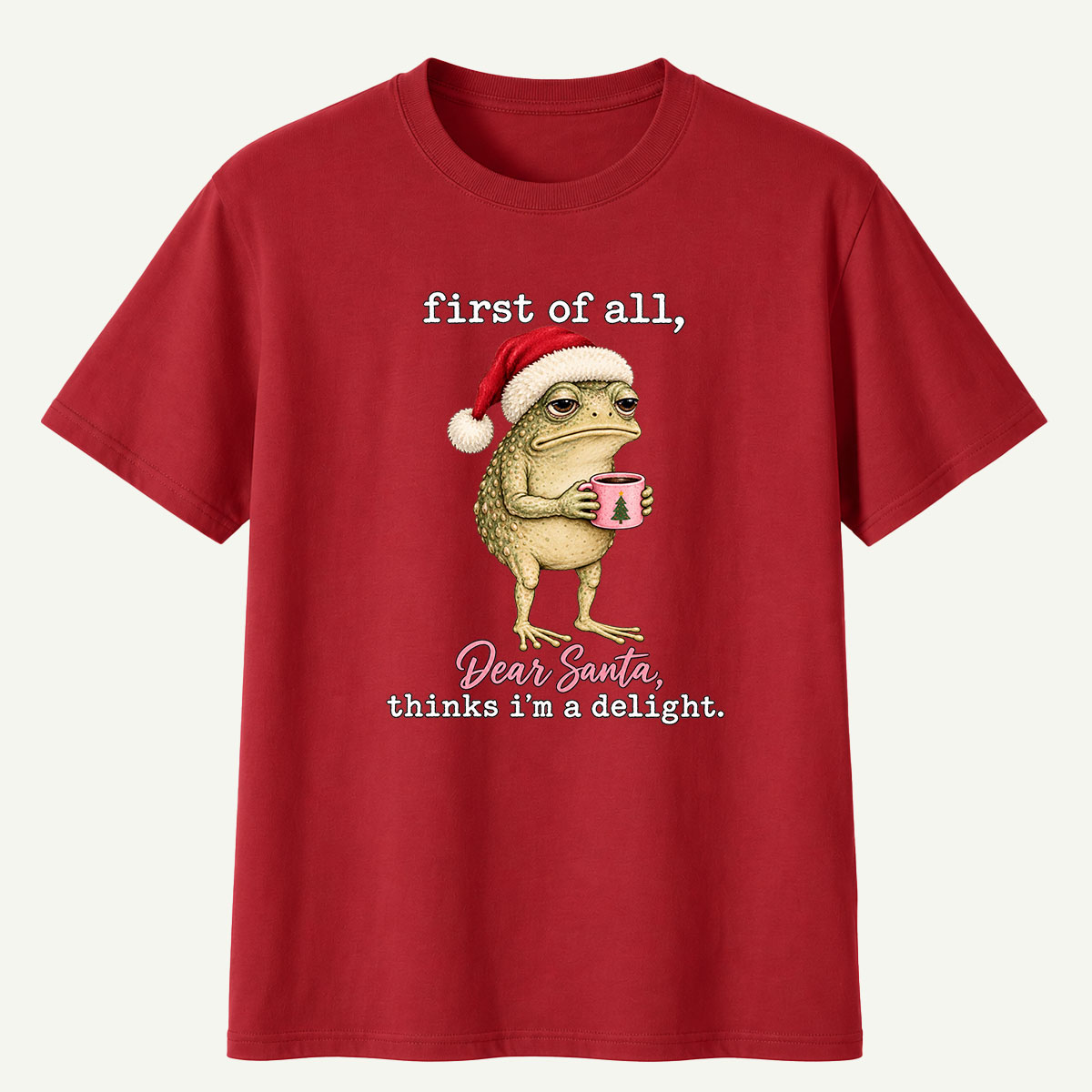 First Of All Dear Santa Thinks Im A Delight T-Shirt