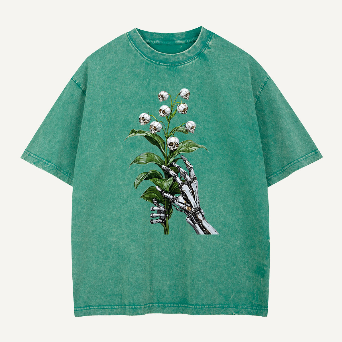Handle with Bones Washed T-Shirt