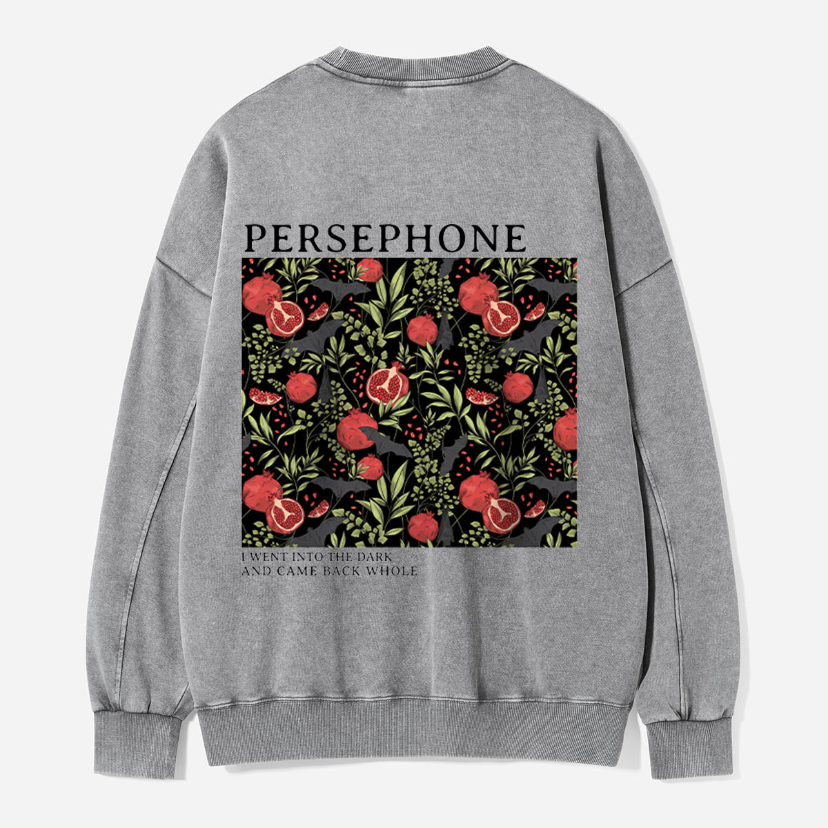 Persephone and the Pomegranate Return Washed Sweatshirts