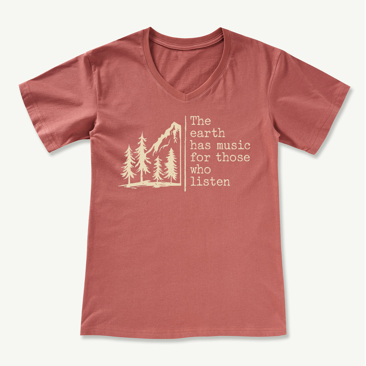 The Earth Has Music V-neck T-Shirt