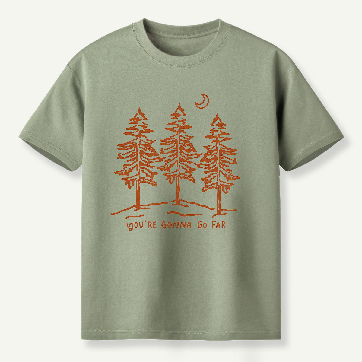 Three Pines Under The Moon T-Shirt