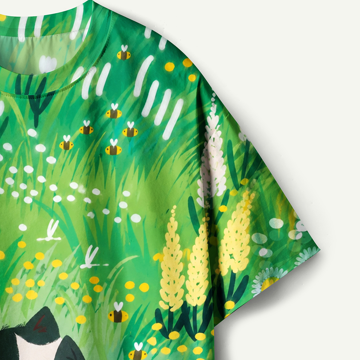 Bee Happy Meadow Premium Eco Tee