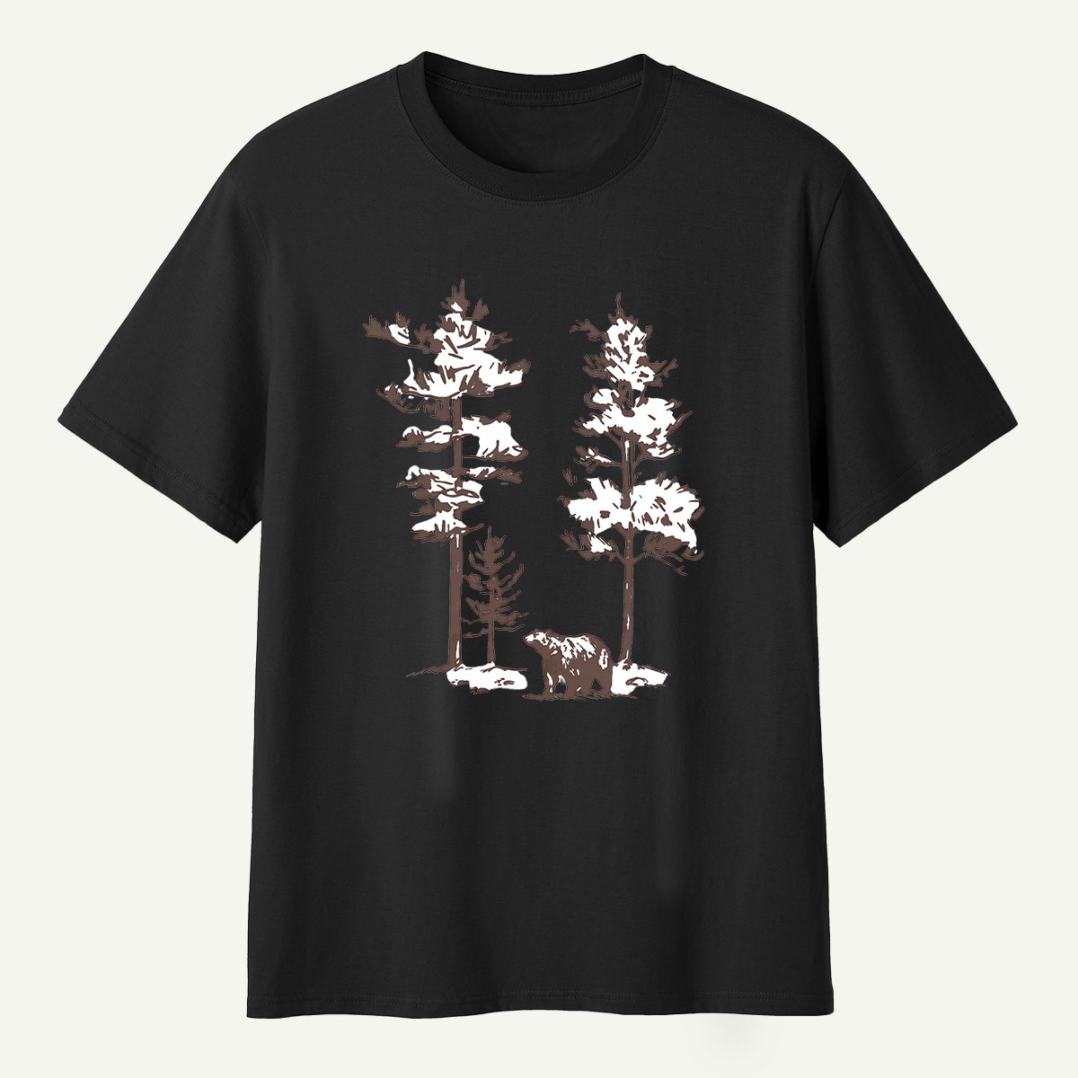 Moose Among The Pine Trees T-Shirt