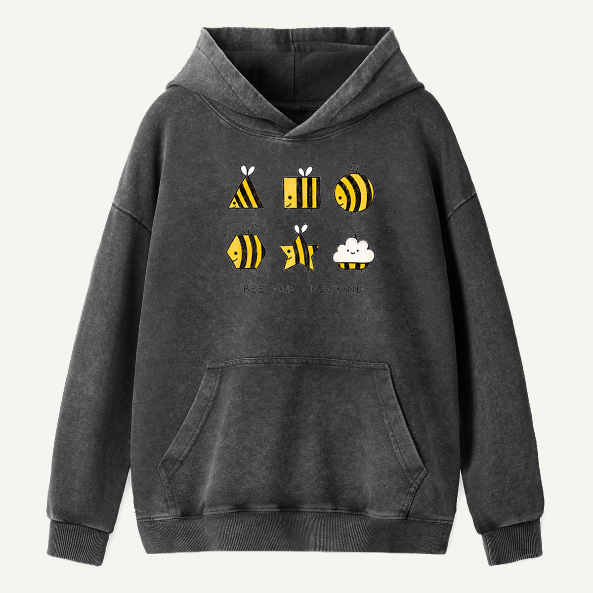 Bee One of a Kind Shapes Washed Hoodie