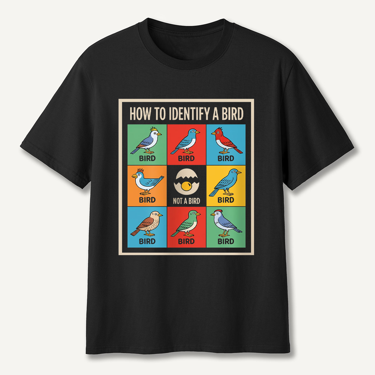 How to Identify Birds Bird Watching T-Shirt