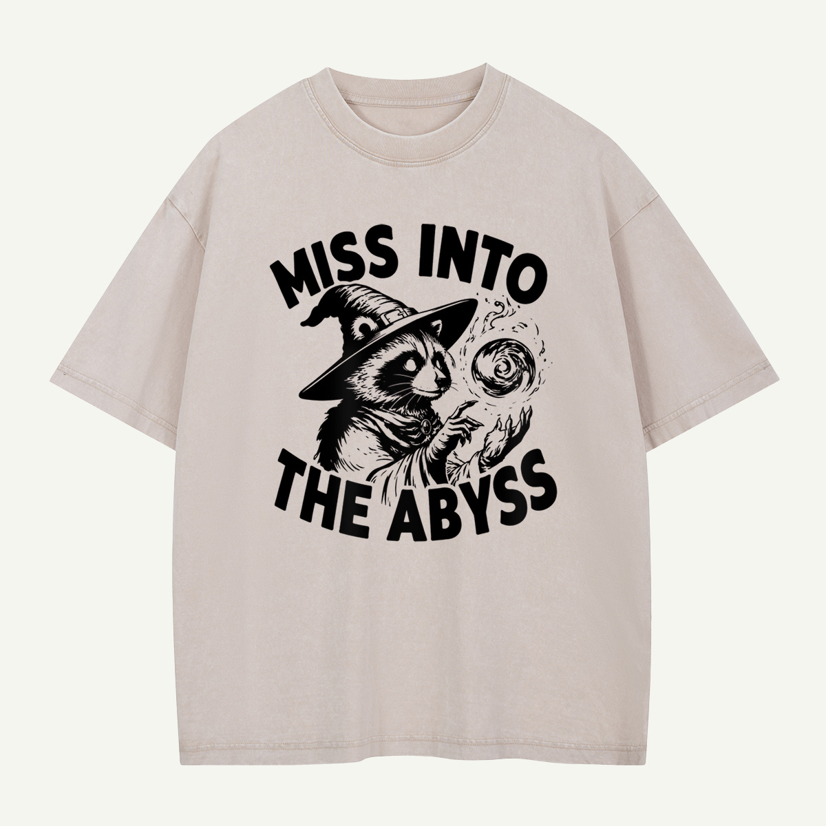 Roses Caught in the Web Washed T-Shirt