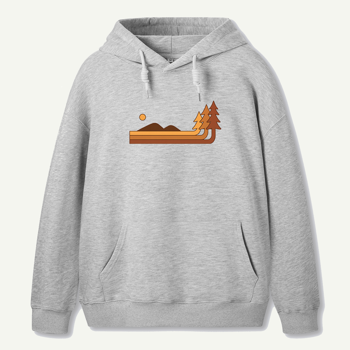 Sun Over Hills And Pines Hoodie