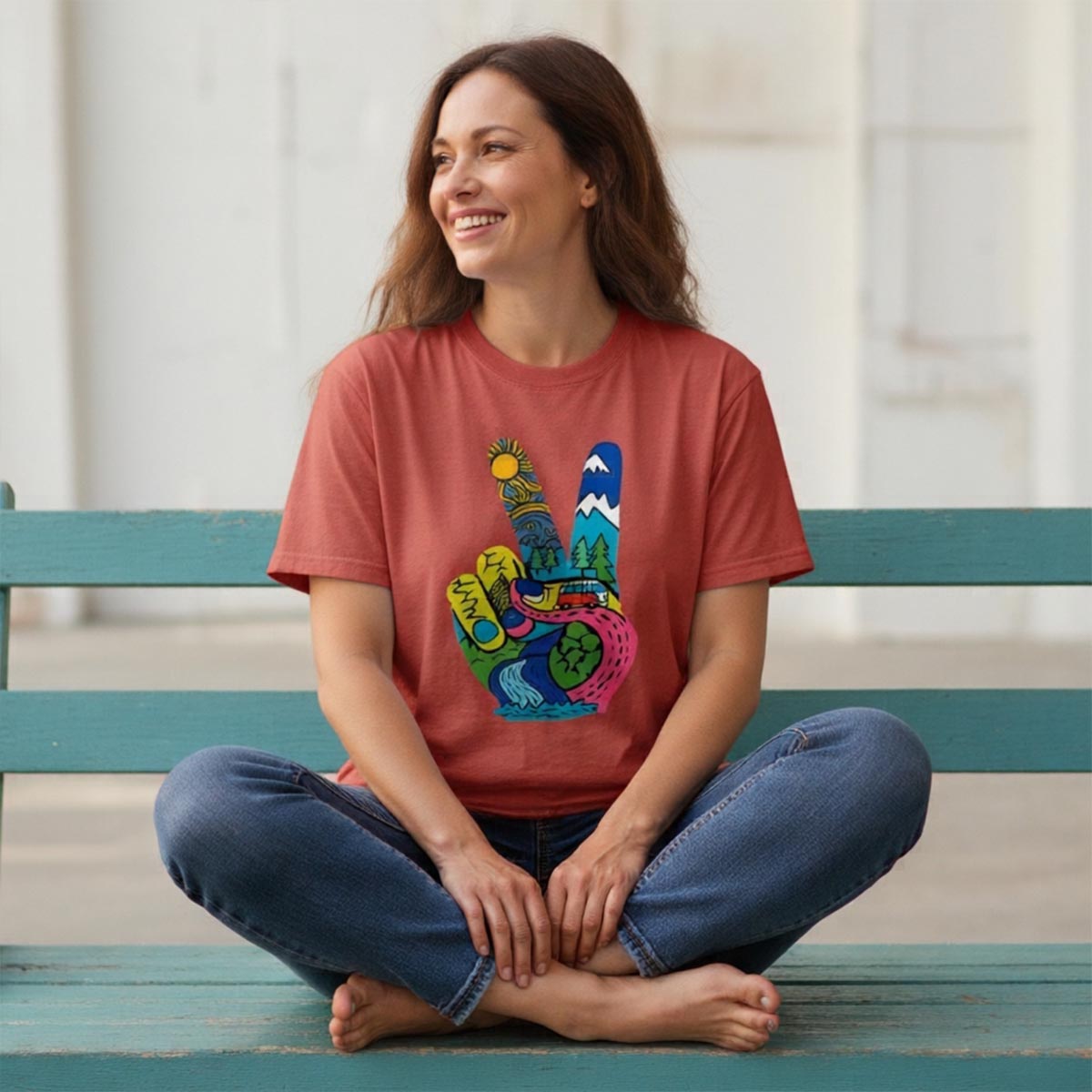 Funky Peace Nature T-Shirt