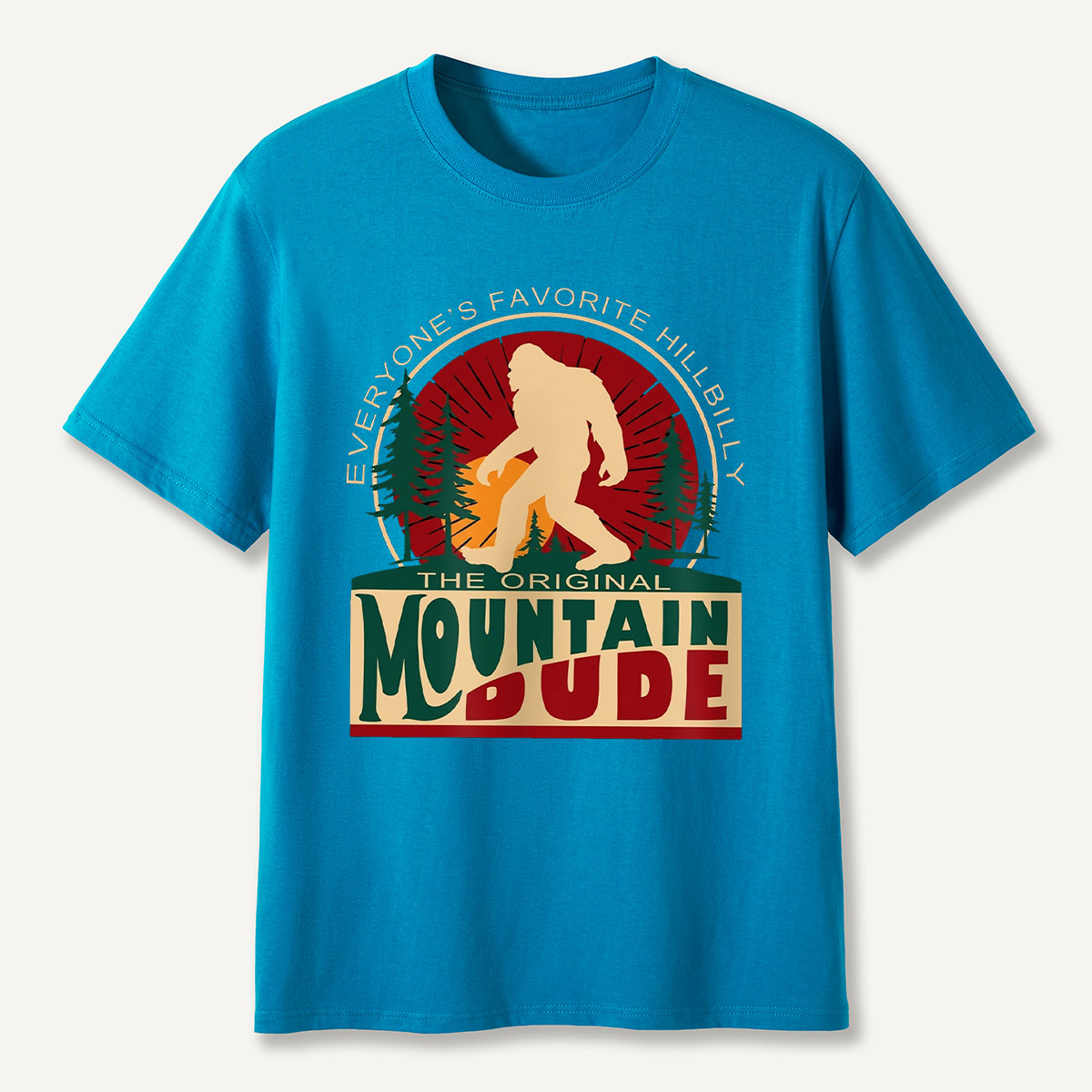 The Original Mountain Dude Cryptid Forest T-shirt
