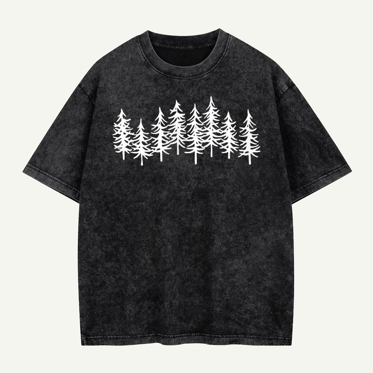 Pine Tree Line Washed T-Shirt