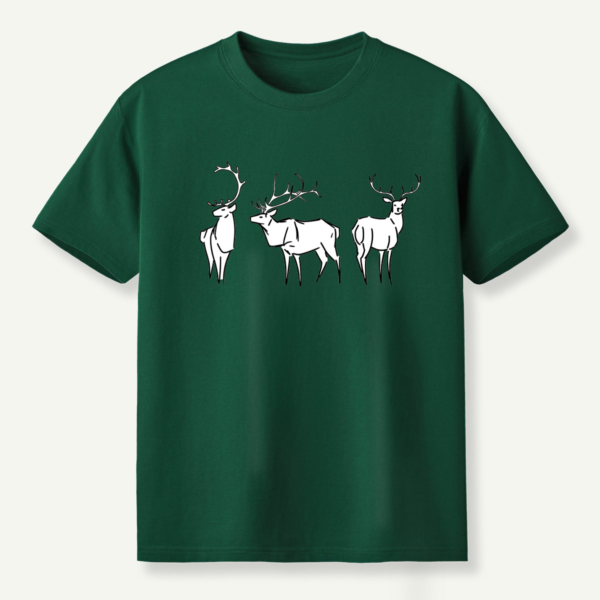 Deer Species Antler Study T-Shirt