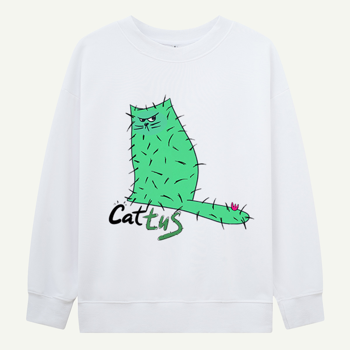 Cattus Cat Cactus Sweatshirts