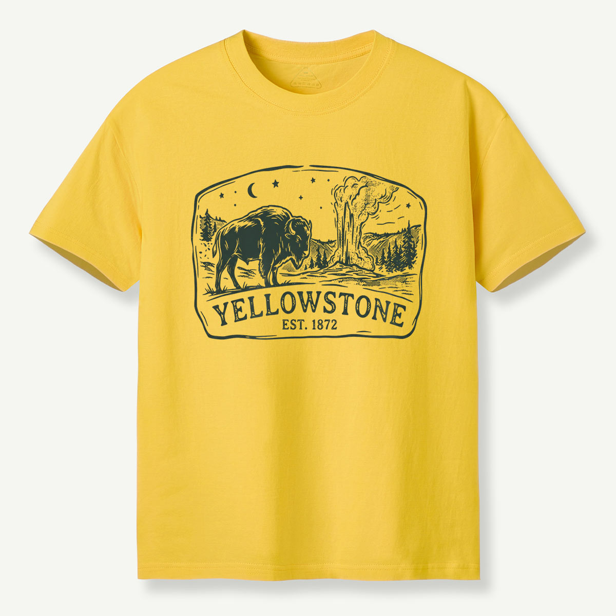 Yellowstone Est. 1872 Bison Geyser T-Shirt
